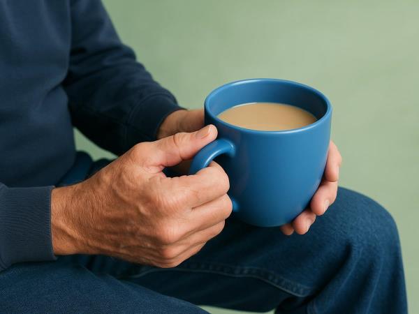 Kaffee macht nicht satt – aber der Blick auf den vollen Teller vielleicht schon